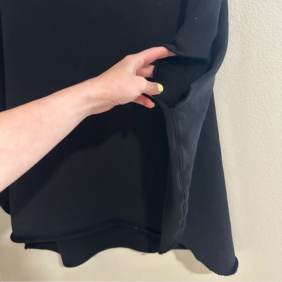 Frank & Eileen AUDREY Funnel Neck Capelet in Black one size pullover sweater - Picture 5 of 8